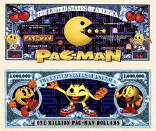Pac-Man Game Collectible 50 Pack 1 Million Dollar Bills Novelty Funny Money Note picture
