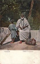 Postcard Arab on the Corner Tangier Morocco Africa picture