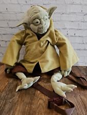 Star Wars Disney Rare Yoda Backpack Plush Lucas Film Jedi Master 24 Inches GUC picture