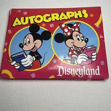 Vintage 90s? Disneyland Park Characters Autograph Book W/ Signatures picture