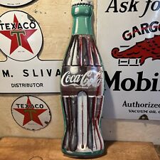 ORIGINAL & AUTHENTIC''COCA-COLA THERMOMETER'' METAL, THERM WORKS   8x29.5 INCH picture