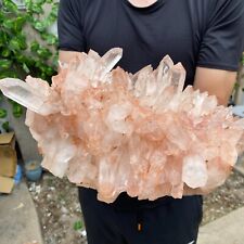 11.8lb A++Large Natural clear white Crystal Himalayan quartz cluster /mineralsls picture