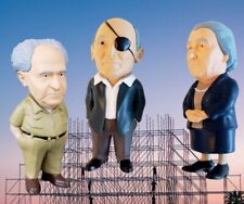 Moshe Dayan, Golda Meir and Ben-Gurion set of 3 figures - 3 d copies $78 picture