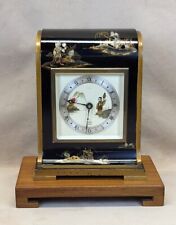 Restored RARE 1950 Elliott London Chinoiserie Painted Lacquer 8-Day Shelf Clock picture