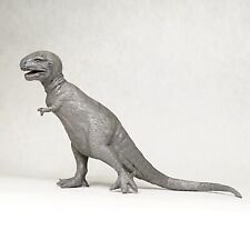 Marx Tyrannosaurus Rex Figure Vintage Marbled Dark Gray PL-977 Skinny T-Rex picture