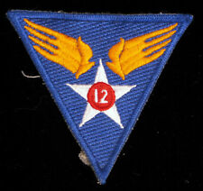 WWII ERA UNITED STATES MILITARY UNIFORM PATCH AIR FORCE WINGS 12 ?? picture