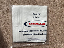 Rare Vintage VIASA Venezuelan Airline Garment Bag New Sealed picture