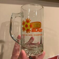 Vintage c.1980s BALTIMORE BLAST Soccer Glass Beer / Coffee Mug MISL Soccer picture
