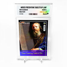 MOSES PRESENTING TABLETS OF LAW Moses Card 2024 GleeBeeCo Holo #MSPH-L /25 picture