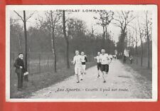 CPA - SPORT - LES SPORTS - RUNNING - LOMBART CHOCOLATE PUB picture