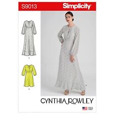 S9013 Sewing Pattern Misses' Empire Dresses Mini Maxi Size 14-22 Simplicity 9013 picture
