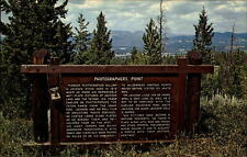 William Jackson's Photographer's Point Signal Mountain Utah ~ 1970s postcard picture