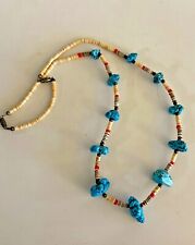 Santo Domingo Heishi / Turquoise Nuggets Necklace picture