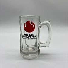 Rare Large Vintage 1982 Worlds Fair Glass Beer Mug Knoxville TN picture