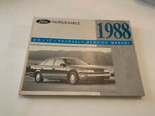 1988 Ford Taurus Sable Do It Yourself Service Manual Softcover picture