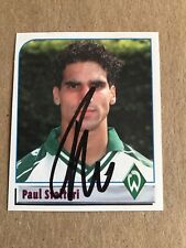 Paul Stalteri, Canada 🇨🇦 SV Werder Bremen Panini 2002 hand signed picture