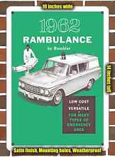 Metal Sign - 1962 Rambler Ambulance- 10x14 inches picture