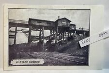 EARLY CLARION PA. COUNTY COAL MINES LARGE TIPPLE RAILROAD TRACKS + NEW POSTCARD picture