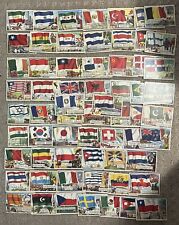 1956 Topps FLAGS OF WORLD Lot of 62 (No Duplicates) picture