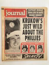 Philadelphia Journal Tabloid December 9 1981 Vol 5 #4 MLB Phillies Mike Krukow picture