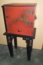 H. T. Cushman Japanese Red Decorated Humidor ~ 1930s picture