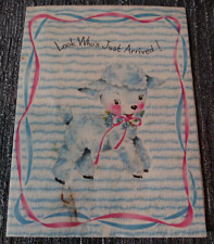 Greetings Inc Greeting Card Look Who Just Arrived Vintage picture