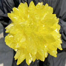 1.39LB Rare Natural yellow sulfur crystal quartz crystal mineral specimen picture