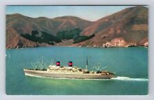 S.S President Cleveland Luxury Liner, Ship, Transportation Vintage Postcard picture