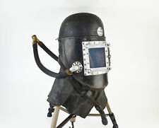 Antique 1880's Siebe Gorman Firefighter Smoke Helmet (Spain) AS IS picture