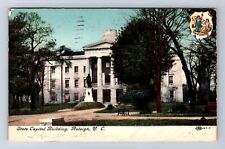 Raleigh NC-North Carolina, State Capitol Building Antique Vintage c1908 Postcard picture