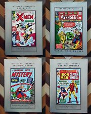 Marvel Masterworks Set of 4: AVENGERS + X-MEN + THOR + CAPT AMERICA Hardcovers picture