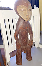 African Tribal Art,Beautiful Fertility Wood Statue from Lege Congo Old/ 20” picture
