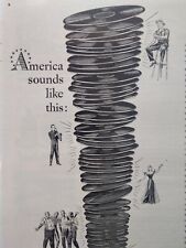 Decca Records Print Ad Original Rare Vtg 1940s WW2 America Sounds Like This  picture