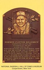 Harmon Clayton Killebrew Bronze Museum Plaque Baseball Sport Vtg Postcard S4 picture