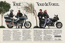 1989 Yamaha Venture Royale & FJ1200 - 2-Page Vintage Motorcycle Ad picture