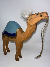 Vintage Lotte Sievers Hahn Germany Nativity Camel Feathers Blue Standing picture