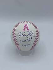 David Wright Autographed Mother's Day Baseball with Lets K Cancer Inscription (J picture