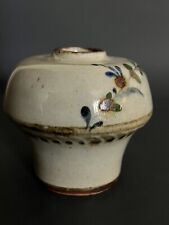 Jorge Wilmot Tonala Mexican Pottery Mushroom Shape Weed Pot Bud Vase Signed “W” picture