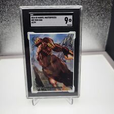 2018 UD Marvel Masterpieces Iron Man #89 Card SGC 9 62/99 Rare picture