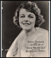 HELENE CHADWICK YELLOW MEN AND GOLD ORIG 1922 CALIFORNIA THEATRE PROMO Photo 659 picture
