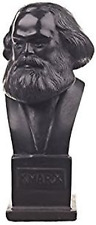 German Philosopher Socialist Karl Marx Stone Bust Statue Sculpture 4.8'' Black picture