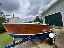 Boat, 1946 Original Chris Craft Wooden 16’ inboard  Runabout. Trailer included picture