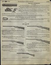 1923 PAPER AD Maxim Blue Steel Silencer King Air Rifle Daisy Military Repeater picture