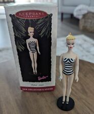 VTG 1994 Hallmark Barbie 1959 Debut Doll Keepsake Ornament 1st Series Swim Suit picture