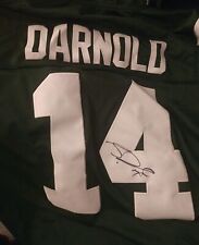 SAM DARNOLD SIGNED NEW YORK JETS AUTHENTIC JERSEY NYJ W/COA+EXACT PROOF WOW RARE picture