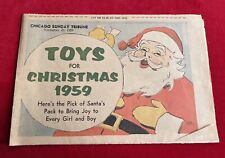 Chicago Tribune Toys For Christmas 1959 Catalog 16 Pages Noel picture