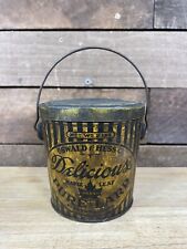 Vintage Oswald &Hess Co Maple Leaf Brand Pure Lard Tin Pittsburgh, Pa 2lb picture