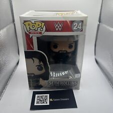 Funko Pop WWE Seth Rollins #24 Vaulted/Retired Comes In Protector Read Descript picture