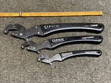 GREAT Set of 3 Vintage Craftsman Clench Wrench Pliers Made in USA 10