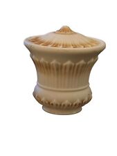 Vintage Tramp Frosted Glass Lamp Shade Frosted Caramel Light 1930's picture
